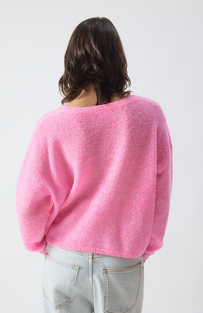 Nuggy Cardigan - Fluo Petunia Melange