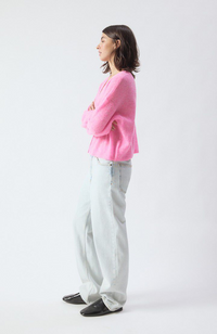 Nuggy Cardigan - Fluo Petunia Melange
