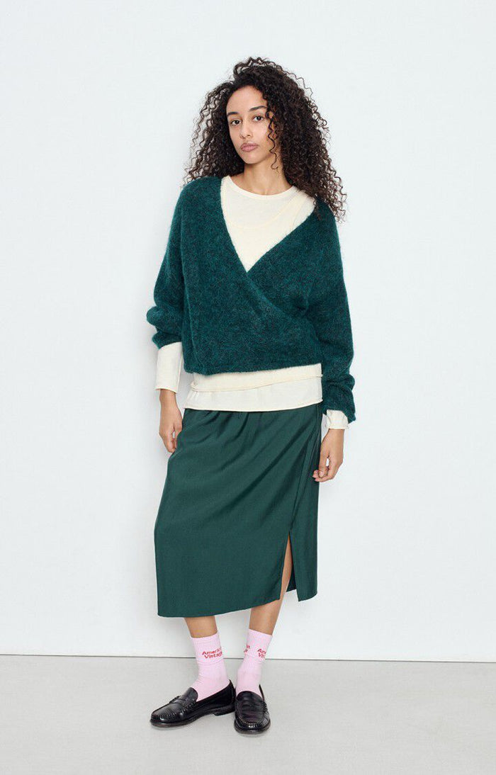 Niby Crossover Jumper - Cypress Melange