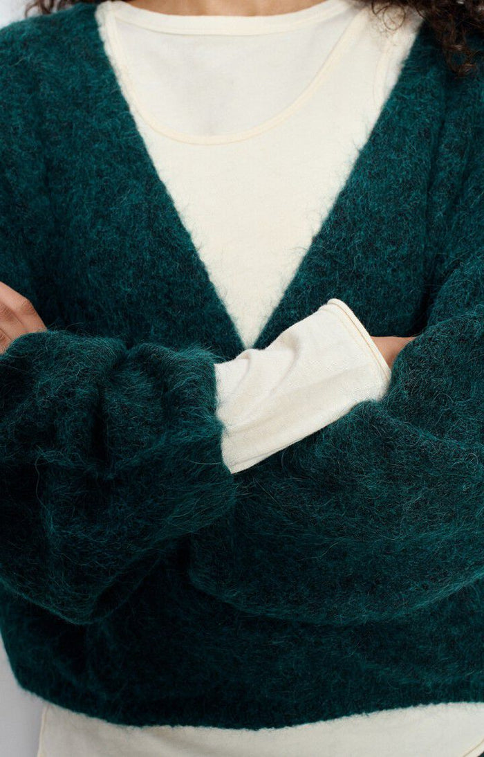 Niby Crossover Jumper - Cypress Melange