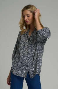 Newport Top - Hampstead Floral Navy/Ivory