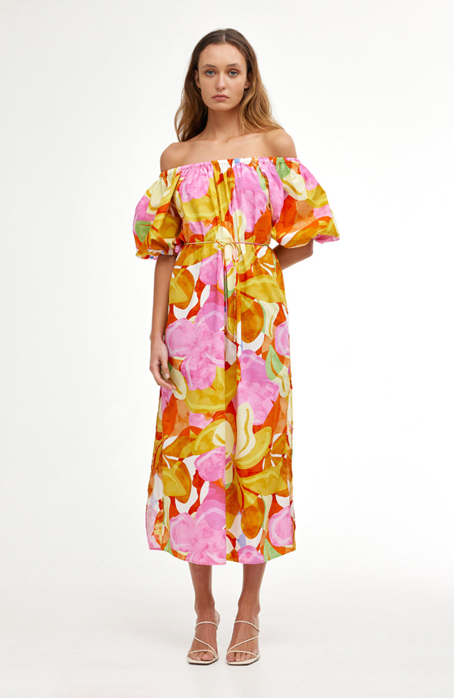 Olympia Dress - Capri Abstract
