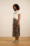 Lilian Pleat Skirt - Geo Lines