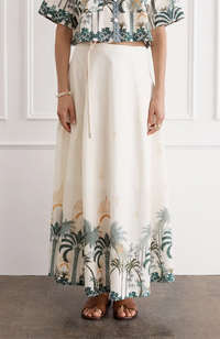 Oasis Gia Maxi Skirt - Multi