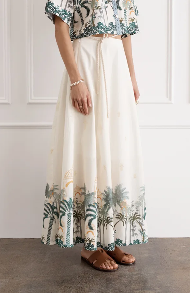 Oasis Gia Maxi Skirt - Multi