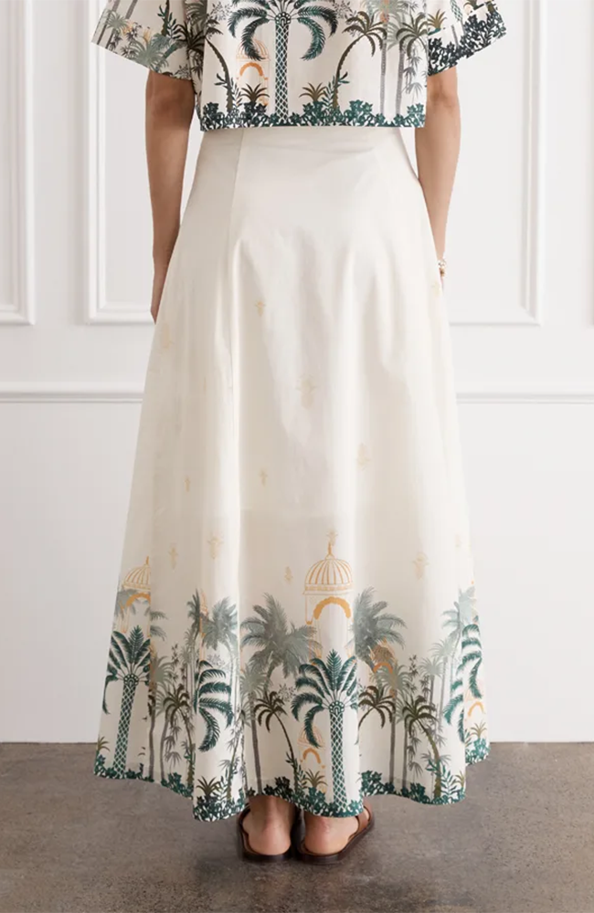 Oasis Gia Maxi Skirt - Multi