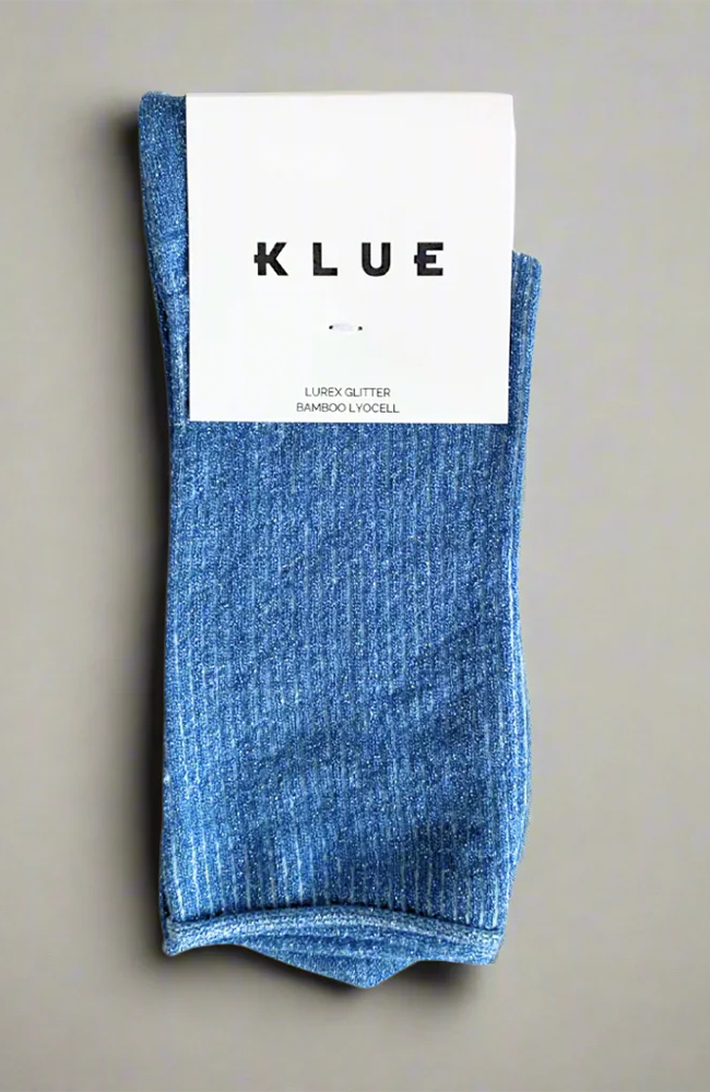 Glitter Lurex Socks - Mineral