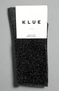 Glitter Lurex Socks - Black