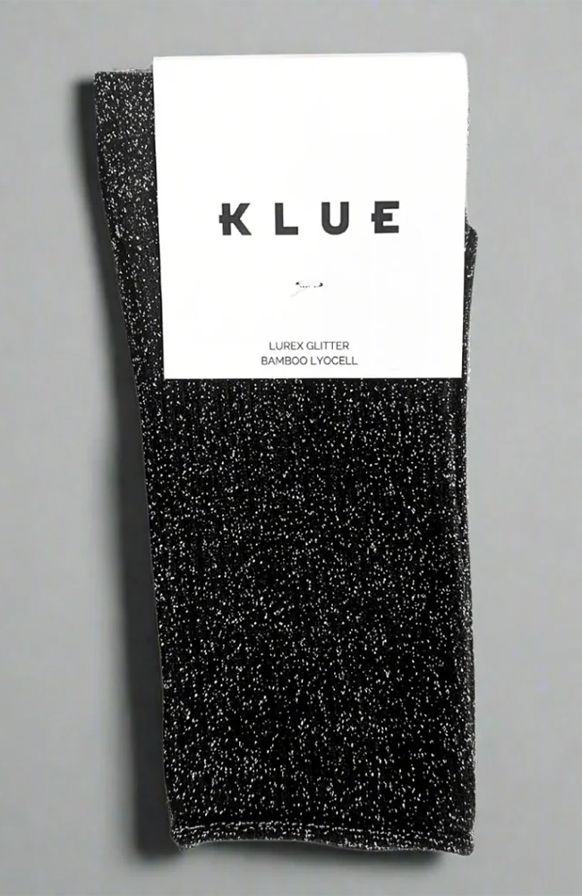 Glitter Lurex Socks - Black