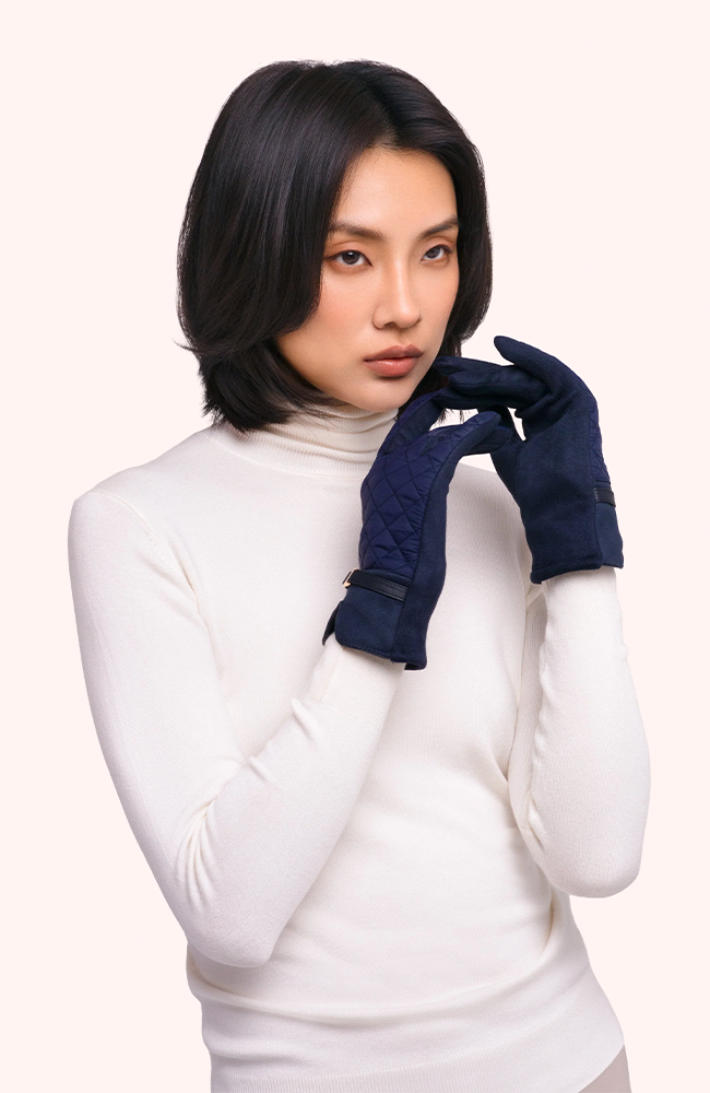 Penelope Gloves - Navy