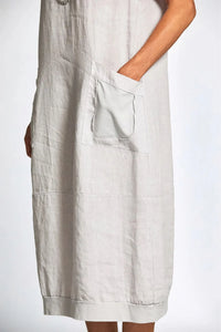 Raised Pocket Dress - Sand