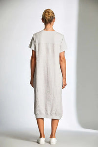 Raised Pocket Dress - Sand