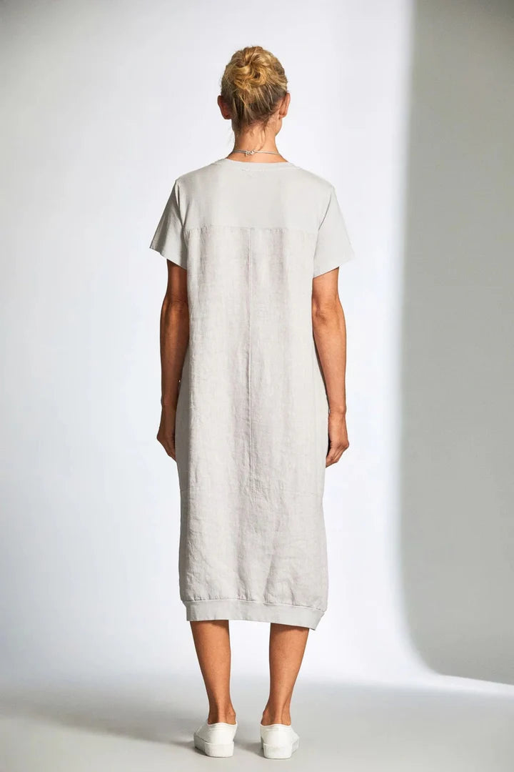 Raised Pocket Dress - Sand