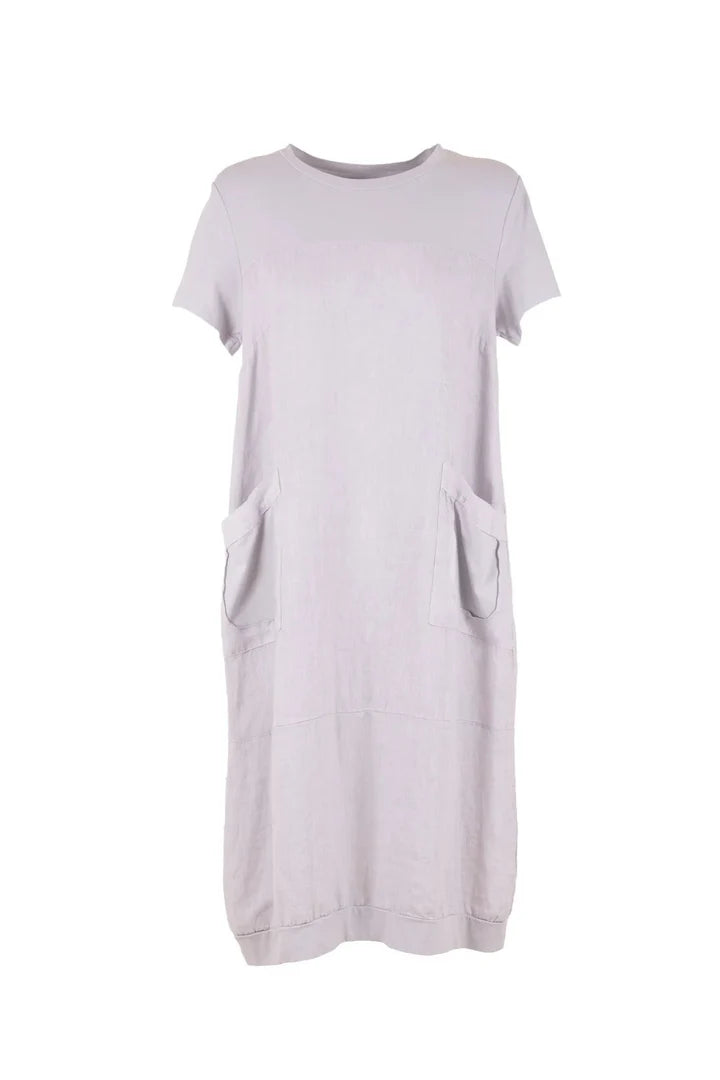 Raised Pocket Dress - Sand