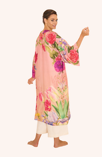 Kimono Gown Floral Study - Petal