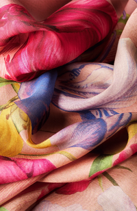 Kimono Gown Floral Study - Petal