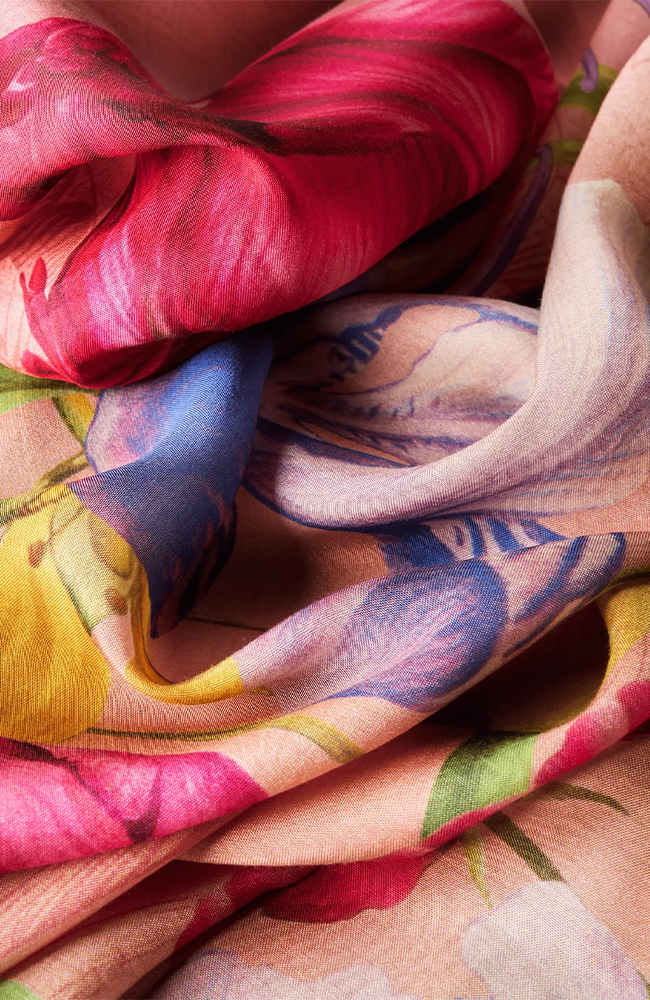 Kimono Gown Floral Study - Petal