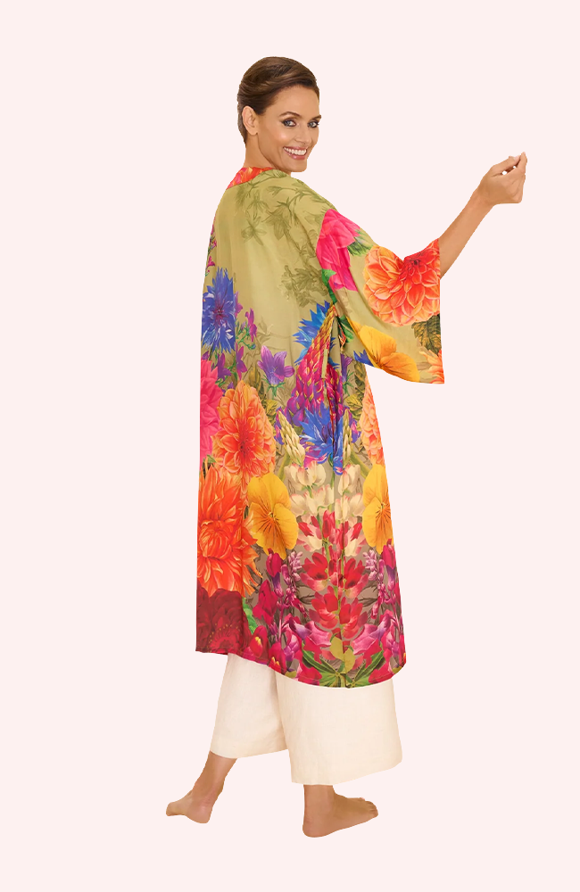 Kimono Gown - Bountiful Blooms
