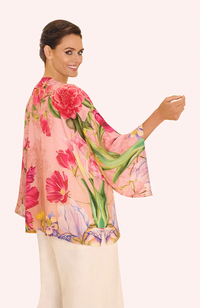 Kimono Jacket  Floral Study - Petal
