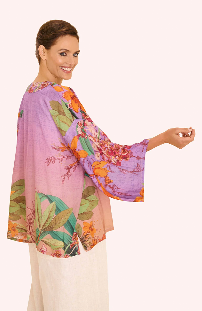 Kimono Jacket Botany Bliss - Lavender