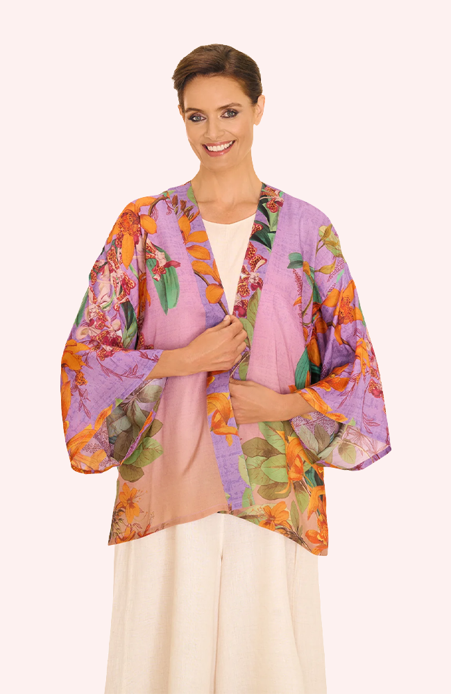 Kimono Jacket Botany Bliss - Lavender