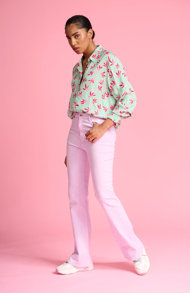 Milly Fly Away Blouse - Green