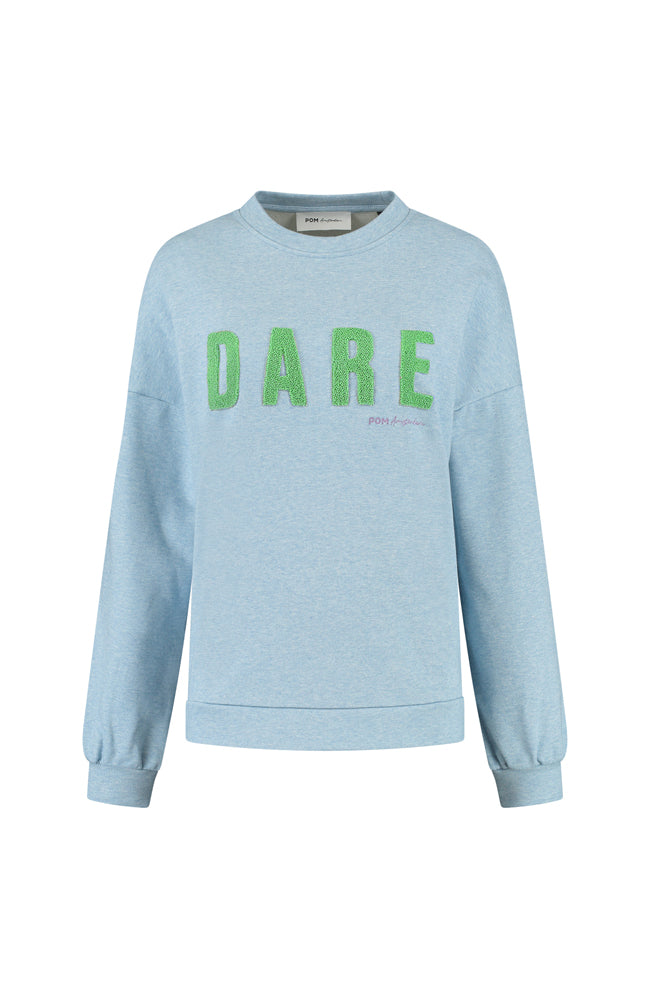 Dare To Be Sweater - Cloudy Blue + Green