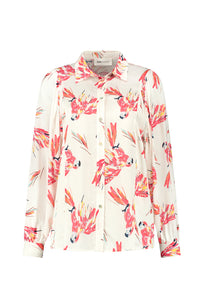 Parrots Blouse - Ecru