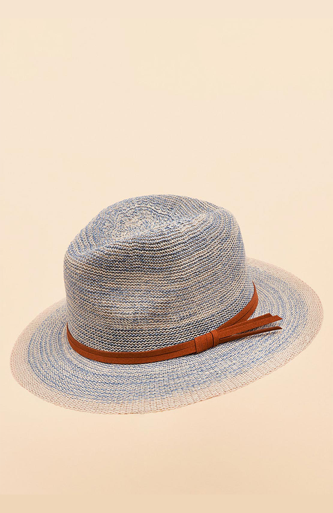 Natalie Suede Band Hat - Denim