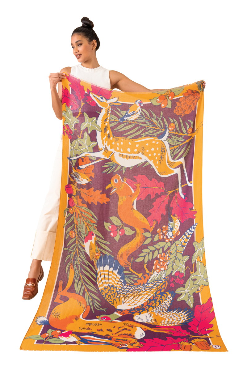 Print Scarf - Winter Wonderland