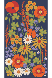 Print Scarf - Nordic Meadow