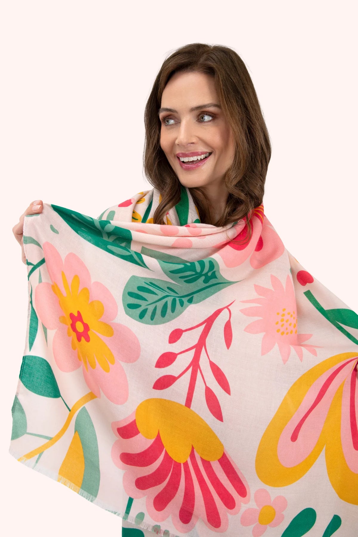 Print Scarf - Pop Flower Posie