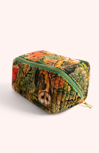 Quilted Make Up Bag - Wild Woodland Owl