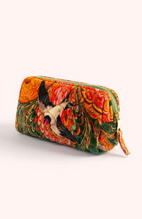 Quilted Vanity Bag - Marbled Swallow
