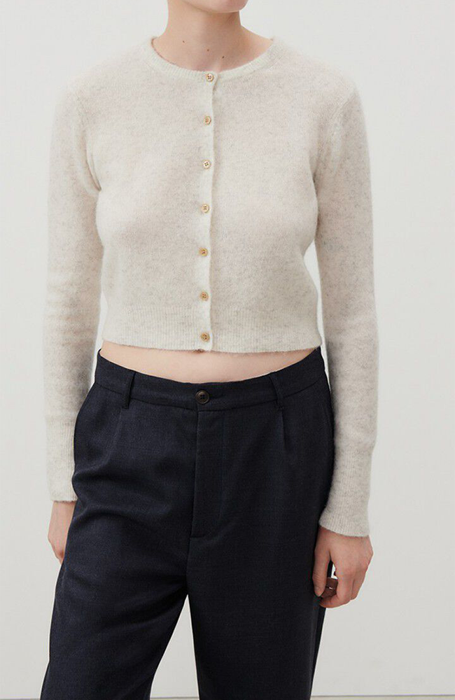 Gilets Razpark Cardigan - Ecru Melange