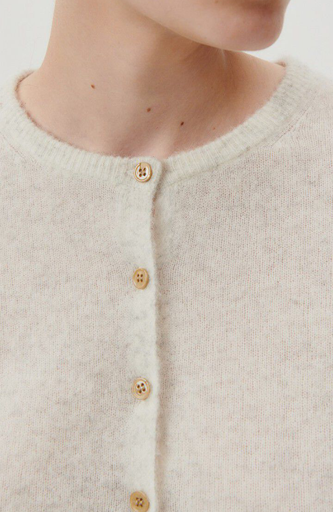 Gilets Razpark Cardigan - Ecru Melange