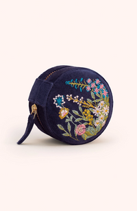 Jewellery Box - Floral Hedgerow/Navy