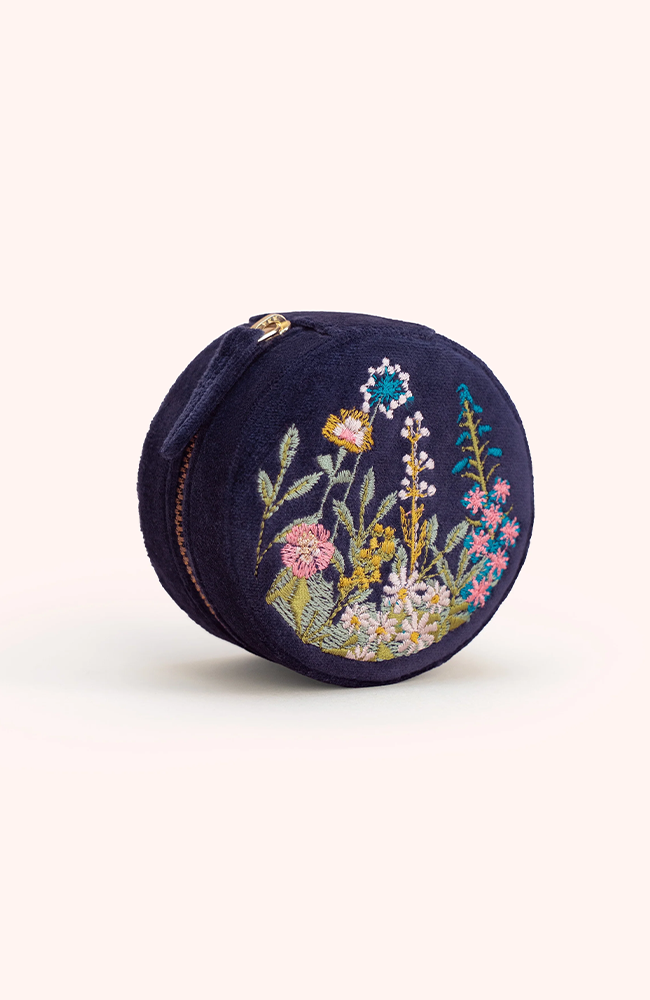 Jewellery Box - Floral Hedgerow/Navy