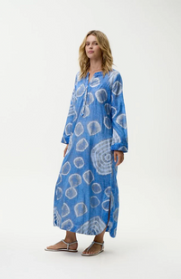 Bazaar-Moroccan Foil/Cotton - Blue