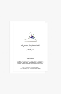 Dahlia Dress Greeting Card