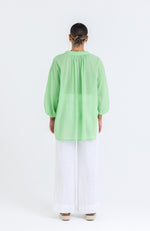Brie Cotton Top - Pistachio