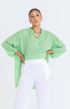 Brie Cotton Top - Pistachio