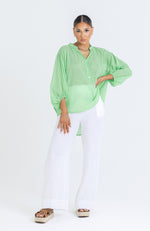 Brie Cotton Top - Pistachio