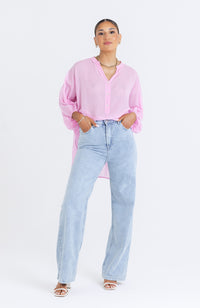 Brie Cotton Top - Pink