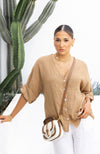 Blake Linen Shirt - Safari