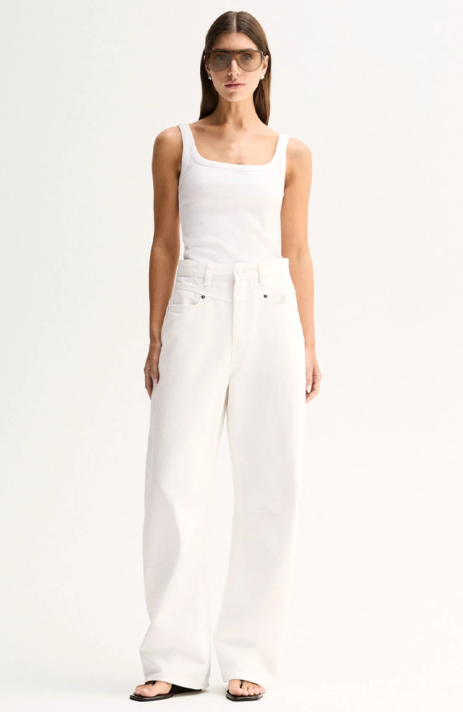 Silas Knit Top - White