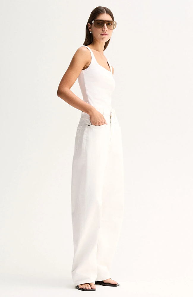 Silas Knit Top - White