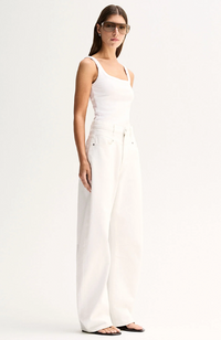 Silas Knit Top - White