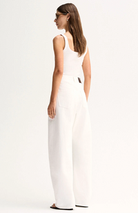 Silas Knit Top - White