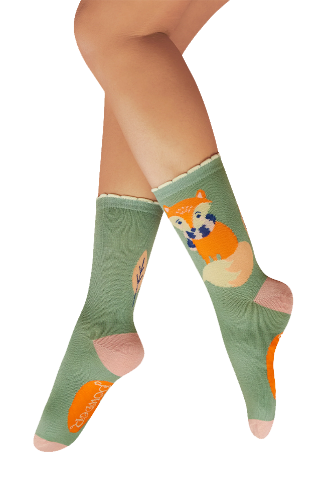 Ankle Socks - Cosy Fox/Sage